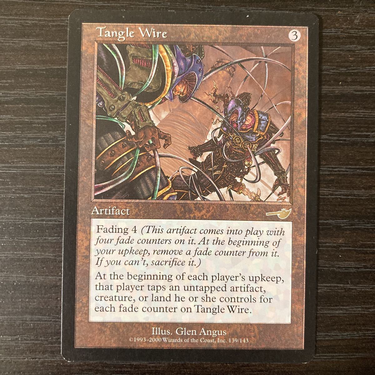 大幅にプライスダウン MTG からみつく鉄線 Tangle Wire foil 英語 ③