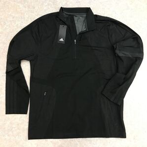 adidas アディダス ゴルフウェア 定価14300円 新品 タグ付 Lサイズ ブラック 長袖