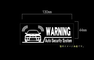 CS-0104-02　車種別警告ステッカー MITUBISI　三菱　ランサーエボリューション LANCER Evolution Ⅴ　ランエボ　エボ5　ワーニング