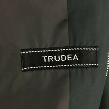 （処分市）TRUDEA★高比率80％/フーディーダウンコート【L/黒】ラクーンファー/トラウディア◆M15-05_画像4