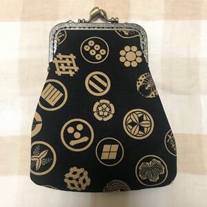 ハンドメイド がま口 スマホケ−ス がま口ポーチ