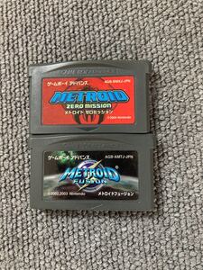 メトロイドフュージョン メトロイドゼロミッション GBA ゲームボーイアドバンス