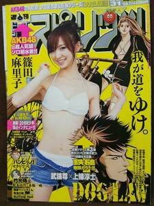 週刊ビッグコミックスピリッツ 2008年No.31 グラビア切り抜き AKB48 篠田麻里子