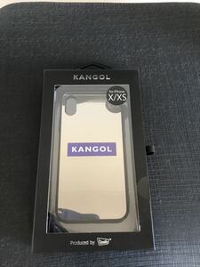 * new goods * popular * unused * iPhone case iPhone X / XS popular brand KANGOL originals ma ho cover specular design the back side type navy 