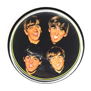 デカ缶バッジ 58mm The Beatles ビートルズ John Lennon Paul McCartney WINGS George Harrison Ringo Starr