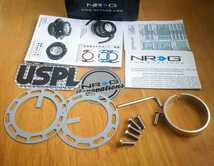 本物! NRG製 Gen3.0 クイックリリース SRK-650SL ハンドル ステアリング ボス 1JZ 2JZ 4G63 RB20 RB25 RB26 EJ20 EJ25 RX8 RX-8 N6.0536_画像2