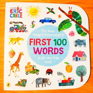 【新品】はらぺこあおむし 英語絵本 大判ボートブック 100 ファーストワーズ
