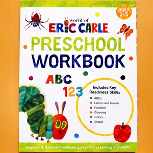 【新品】はらぺこあおむし 英語 ドリル 絵本 プリスクール ワークブック