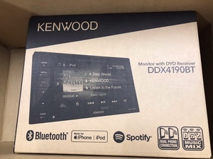 新品未開封 DDX4190BT ディスプレイオーディオ　ケンウッド DVD/CD/USB/iPod /Bluetooth レシーバー カーオーディオ KENWOOD