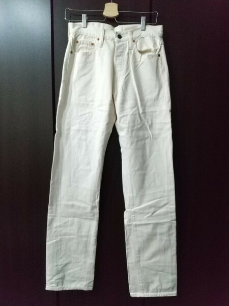 USED　DENIME　ドゥニーム　D-HG 1118　ホワイト　ジーンズ　30