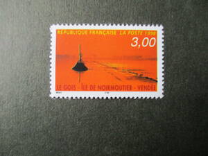 フランス観光切手ーゴワ・コーズウエイ　1種完　1998年　未使用　フランス共和国　VF/NH