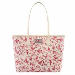 キャスキッドソン　ピンク　トート　バッグ　鳥　Cath kidston かばん