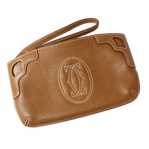(جديد / غير مستخدم) حقيبة جلدية Cartier Marcello L3000818 بنية اللون مع صندوق بني, البعوض, كارتييه, الآخرين