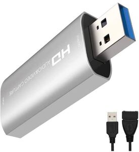 HDMI キャプチャーボード Switch PS4 USB 3.0 30fps 実況生配信・画面共有・録画・ライブ会議用 電源不要