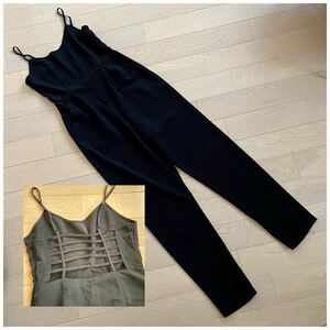 Forever21 サロペット ブラック フォーエバー21