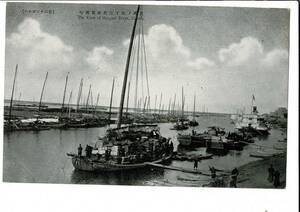 ＊ハルビン十六景 哈爾浜松花江下流の風光 The View of Sungari River, Harbin. 戦前絵葉書 満州 RPS06821SM23