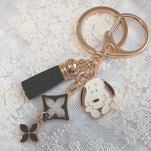 スヌーピーキーホルダー バッグチャーム*ハンドメイド