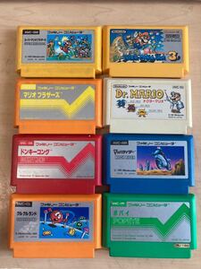 中古ファミコンソフト 8本【任天堂セット】