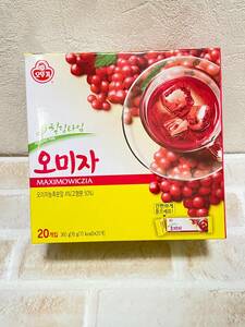 〈送料無料〉 韓国伝統茶 オミジャ茶 20本セット 五味子茶 健康茶 美容 フレーバーティー 果実茶 ゴミシ スティック インスタント 