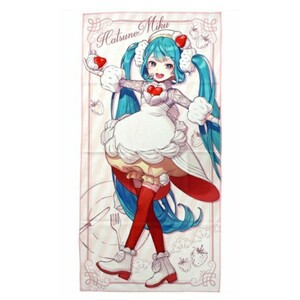 初音ミク マイクロファイバータオル いちごのショート衣装