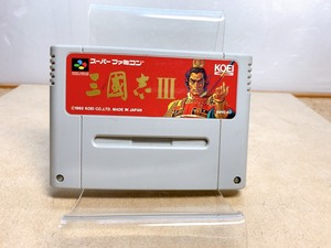 送料520円！ 貴重 スーパーファミコン KOEI 三国志Ⅲ ゲームソフト SHVC-S3