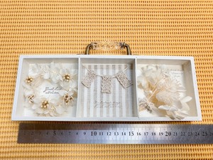 Art hand Auction शिपिंग शुल्क: 520 येन! मूल्यवान दीवार सजावट, स्टाइलिश फूल, सफ़ेद, हस्तनिर्मित, हस्तनिर्मित, आंतरिक सहायक उपकरण, आभूषण, अन्य