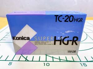 未使用　送料520円！　貴重　コニカ　konica　TC-20HGR　SUPER HG-R　コンパクトビデオカセット　VHSC　現状品