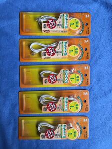 サンワサプライ 電話モジュラーケーブル TEL-N1-1K 5個セット
