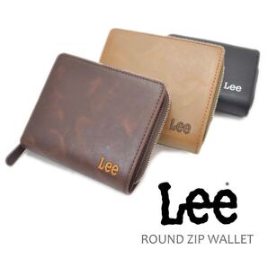 【新品】《Lee 2つ折り財布》リー ファスナー付き 小銭入れ カードケース プレゼント お祝い