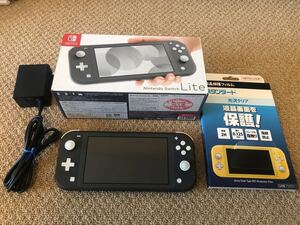 Nintendo Switch Liteグレー+液晶保護フィルム付