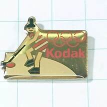 送料無料)Kodak 女子ゴルファー フランス輸入 アンティーク ピンバッジ A04636_画像1