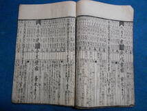 即決　1842（天保13）年『南都暦　寛政暦　』アンティーク、天文暦学書、江戸期和本　八卦、卜占、陰陽師 、二十八宿、七十二候、日蝕_画像8