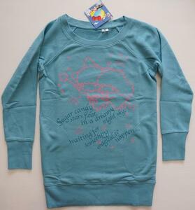  Uniqlo Sanrio collaboration ki Kirara sweatshirt tunic height sweat S size light blue 2013 year Little Twin Stars 