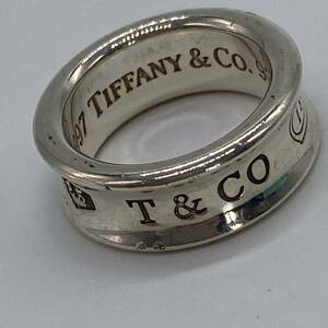 TIFFANY&Co ティファニー リング　ナローリング　1837　925　9号