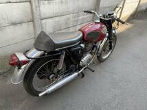 BSA　２５０ｃｃ　書付き　不動車　未整備です、キックはおります_画像4