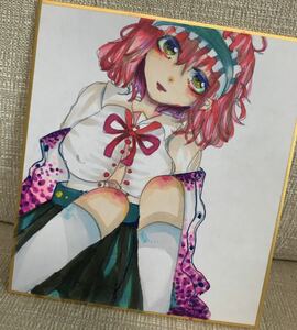 Art hand Auction ☆Touhou Project☆Shikishi☆World view☆Pen drawing☆Copic Ciao☆Hand-drawn☆Illustration☆Touhou Project☆Chest ☆Yuyuko Sainenji☆, comics, anime goods, hand drawn illustration