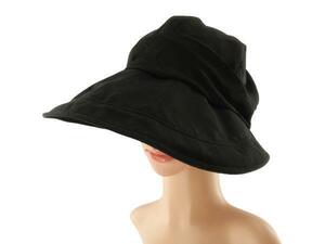 18の機能UV キャスケット帽子 頭囲56.5～59.5cm ブラック
