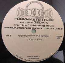 US PROMO ONLY / FUNKMASTER FLEX / RESPECT CARTER FEAT GEDA K / 2001 HIPHOP_画像2