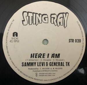 DANCEHALL REGGAE / SAMMY LEVI G & GENERAL TK - HERE I AM (CHRISTMAS SONG - JINGLE BELLS引用) / 1994 REGGAE