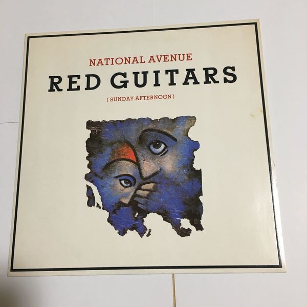 貴重シングル 7” RED GUITARS レッド・ギターズ NATIONAL AVENUE (SUNDAY AFTERNOON) KING AND COUNTRY 1986 VIRGIN RECORDS 輸入盤
