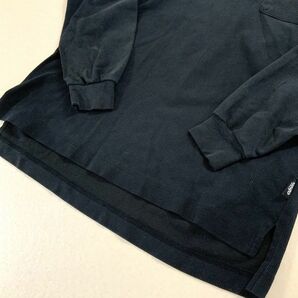 雰囲気抜群 KENZO GOLF ケンゾーゴルフ 刺繍ロゴ 長袖 ポロシャツ メンズ 3 L ブラック golfの画像4