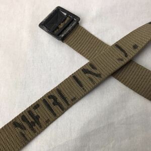 40s50s Vintage military the US armed forces the truth thing U.S.ARMY belt web belt stencil entering beige 