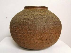 《骨董品》古い備前焼の壺 美しい美術品 58万円で購入 高級なアンティーク花瓶