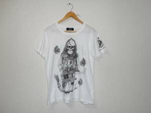 ズッカ　ZUCCa　 Andreas 　Jenne　/　Skullux　半袖　プリントTシャツ　サイズ　S　　　　（３D