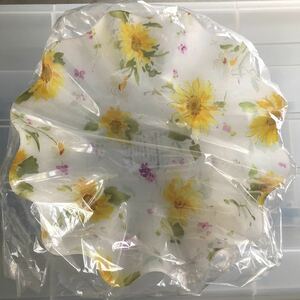  unused goods chiko fortechiko Forte flower type bowl tray tray floral print 