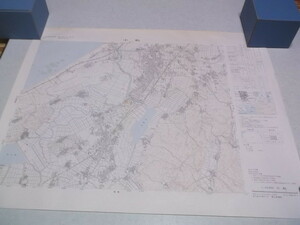 )　小松　石川県　2万5千分の1　古地図 ポスター　昭和51年3月　国土地理院　※管理番号537