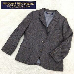 BROOKS BROTHERS ブルックスブラザーズ テーラードジャケット ツイード ウール 総裏 レディース 9号 日本製