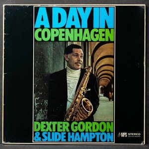 【独オリジナル】DEXTER GORDON 内溝 ピンクラベル A DAY IN COPENHAGEN デクスターゴードン MPS / DIZZY REECE / SLIDE HAMPTON