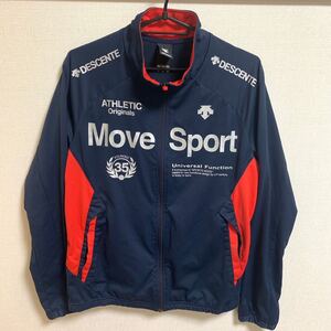 【人気】MoveSport ジャージ ムーブスポーツ DESCENTE デサント ネイビー トレーニングウェア ランニングウェア