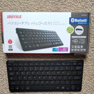 Bluetooth 3.0対応 コンパクトキーボード BSKBB22BK (ブラック)